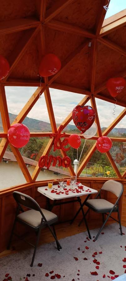 Benigno Mirador Bed & Breakfast Guatavita Ngoại thất bức ảnh
